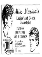 Advert - Miss Marina's